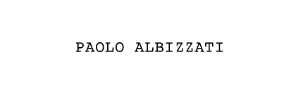 PAOLO ALBIZZATI