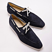FERRANTE / リボン付きスリップオン（NAVY／L）