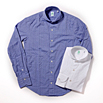Finamore / ホリゾンタルカラーシャツ（ドット）