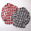 Glanshirt RED / チェックシャツ Glanshirt RED / チェックシャツ