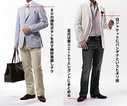 夏ジャケットの選び方&着こなし方 夏ジャケットの選び方&着こなし方