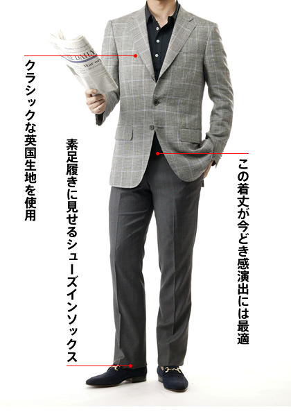 クラシックJKTのちょっとモードな着こなし技 クラシックJKTのちょっとモードな着こなし技