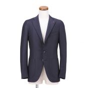 ISAIA / イザイア / 3Bジャケット(ウールホップサック織り)/SAILOR