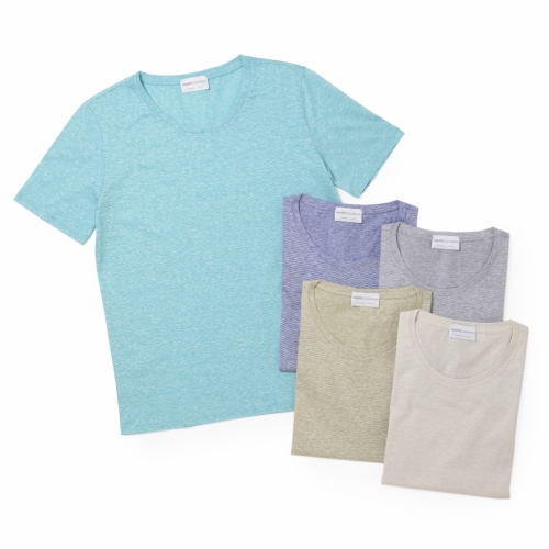 Settefili / セッテフィーリカシミア / ショートスリーブUネックTシャツ Settefili / セッテフィーリカシミア / ショートスリーブUネックTシャツ