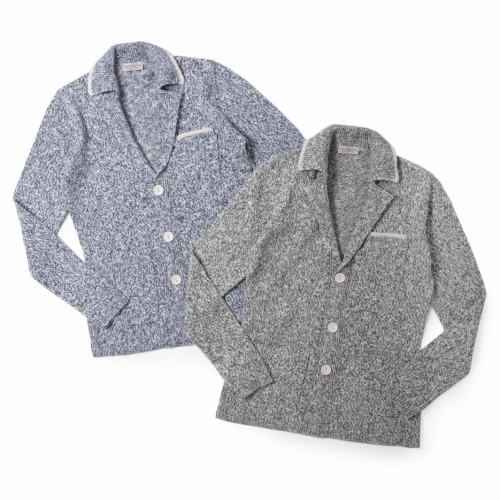 MORGANO / モルガーノ / 3Bニットジャケット(リネン/コットン) MORGANO / モルガーノ / 3Bニットジャケット(リネン/コットン)