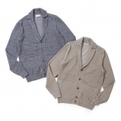 GRANSASSO / グランサッソ / ニットジャケット(コットンメランジ) GRANSASSO / グランサッソ / ニットジャケット(コットンメランジ)