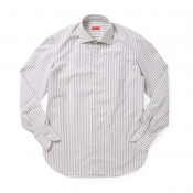ISAIA / イザイア / セミワイドカラーシャツ(サンドストライプ) ISAIA / イザイア / セミワイドカラーシャツ(サンドストライプ)