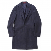 ISAIA / イザイア / 3Bグレンプレイドチェスターコート(ダブルフェイス)/PORTFINO ISAIA / イザイア / 3Bグレンプレイドチェスターコート(ダブルフェイス)/PORTFINO