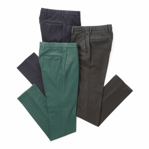 INCOTEX / インコテックス / ノープリーツウールパンツ(オーバーダイ・フランネル)/SLIM FIT 1AGW30 INCOTEX / インコテックス / ノープリーツウールパンツ(オーバーダイ・フランネル)/SLIM FIT 1AGW30