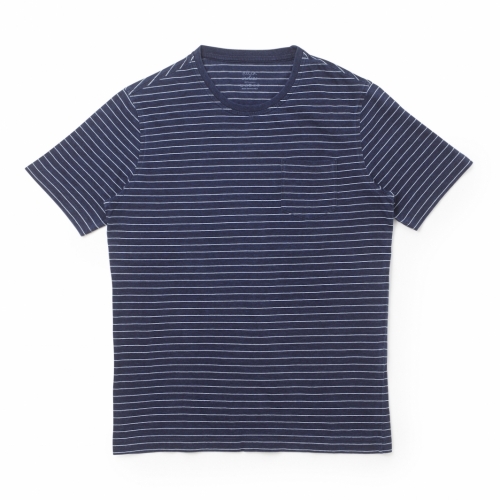 Altea / アルテア / インディゴボーダーショートスリーブクルーネックTシャツ(1655220) Altea / アルテア / インディゴボーダーショートスリーブクルーネックTシャツ(1655220)