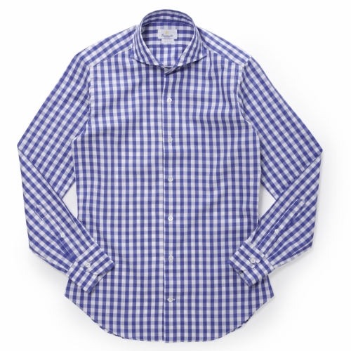 GIANNETTO / ジャンネット / ホリゾンタルカラーシャツ(ギンガムチェックL)/SLIM FIT/4G26230L84 GIANNETTO / ジャンネット / ホリゾンタルカラーシャツ(ギンガムチェックL)/SLIM FIT/4G26230L84