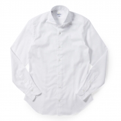 GIANNETTO / ジャンネット / ホリゾンタルカラーシャツ(同色ドビードット織り柄)/SLIM FIT/4G15830L84 GIANNETTO / ジャンネット / ホリゾンタルカラーシャツ(同色ドビードット織り柄)/SLIM FIT/4G15830L84