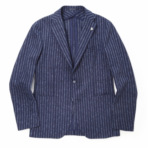 TAGLIATORE / タリアトーレ / 2Bジャケット(リネン混ストライプ) / ISMC22K 85REG018 TAGLIATORE / タリアトーレ / 2Bジャケット(リネン混ストライプ) / ISMC22K 85REG018