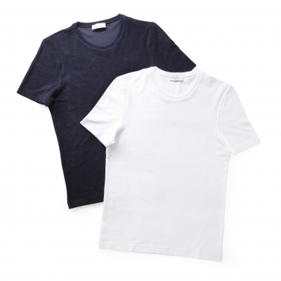 GRANSASSO / グランサッソ / ショートスリーブパイルクルーネックTシャツ GRANSASSO / グランサッソ / ショートスリーブパイルクルーネックTシャツ