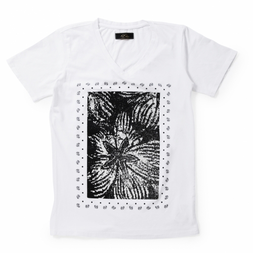 GABRIELE PASINI / ガブリエレ パジーニ / プリントVネックTシャツ GABRIELE PASINI / ガブリエレ パジーニ / プリントVネックTシャツ