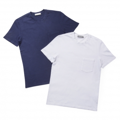 GIRELLI BRUNI / ジレッリ・ブルーニ / ショートスリーブクルーネックスウェットTシャツ(ポケット付き) GIRELLI BRUNI / ジレッリ・ブルーニ / ショートスリーブクルーネックスウェットTシャツ(ポケット付き)