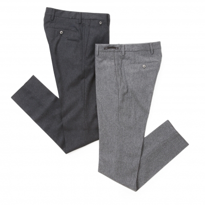 PT01 / 【2 color】ピーティーゼロウーノ / ノープリーツ ブラッシドストレッチフランネル パンツ(FJORD)/SKINNY/CO33 250 PT01 / 【2 color】ピーティーゼロウーノ / ノープリーツ ブラッシドストレッチフランネル パンツ(FJORD)/SKINNY/CO33 250