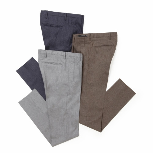 PT01 / 【3 color】ピーティーゼロウーノ / 2プリーツ ストレッチフランネルパンツ(VILLE)/SKINNY/CO15 170 PT01 / 【3 color】ピーティーゼロウーノ / 2プリーツ ストレッチフランネルパンツ(VILLE)/SKINNY/CO15 170