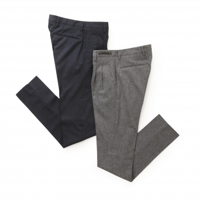 PT01 / ピーティーゼロウーノ / 2プリーツ ストレッチブラッシドウールパンツ(BUSINESS)/STRAIGHT FIT/CO45 PT01 / ピーティーゼロウーノ / 2プリーツ ストレッチブラッシドウールパンツ(BUSINESS)/STRAIGHT FIT/CO45