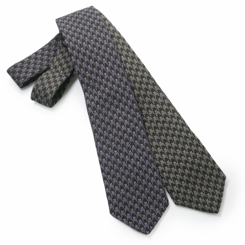 ISAIA / イザイア / カラーハウンドトゥースタイ(ウール)/CVT41 ISAIA / イザイア / カラーハウンドトゥースタイ(ウール)/CVT41
