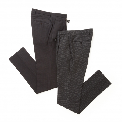 INCOTEX / 【2 color】インコテックス / 2プリーツパンツ(ヘリンボーンルック)/SLIM FIT/1AT012-40242-620 INCOTEX / 【2 color】インコテックス / 2プリーツパンツ(ヘリンボーンルック)/SLIM FIT/1AT012-40242-620