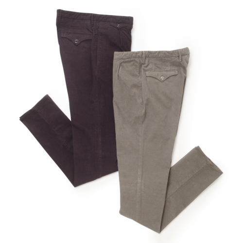 INCOTEX / インコテックス / 1プリーツパンツ(ストレッチワッフルコーデュロイ)/SLIM FIT/1AGW19-40246-134 INCOTEX / インコテックス / 1プリーツパンツ(ストレッチワッフルコーデュロイ)/SLIM FIT/1AGW19-40246-134