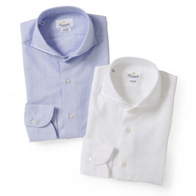 GIANNETTO / ジャンネット / ホリゾンタルカラーシャツ(オックスフォード)/SLIM FIT/5G14430L84 GIANNETTO / ジャンネット / ホリゾンタルカラーシャツ(オックスフォード)/SLIM FIT/5G14430L84