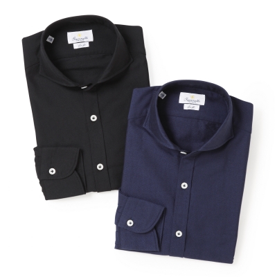 GIANNETTO / ジャンネット / 前立て付きホリゾンタルカラーシャツ(オックスフォード)/SLIM FIT/5G14637L84 GIANNETTO / ジャンネット / 前立て付きホリゾンタルカラーシャツ(オックスフォード)/SLIM FIT/5G14637L84
