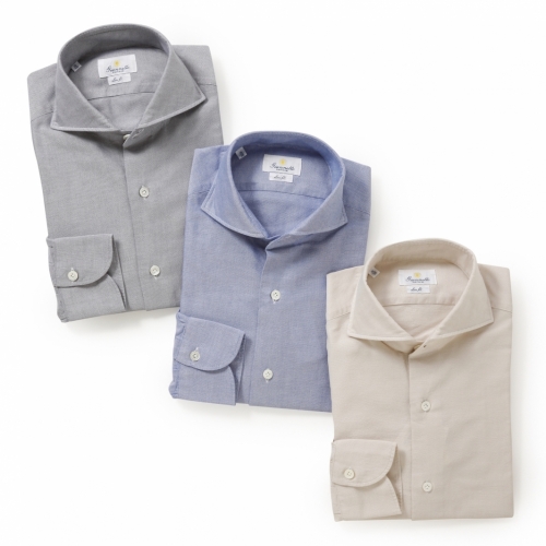 GIANNETTO / ジャンネット / ホリゾンタルカラーシャツ(オックスフォード)/SLIM FIT/5G14430L84 GIANNETTO / ジャンネット / ホリゾンタルカラーシャツ(オックスフォード)/SLIM FIT/5G14430L84