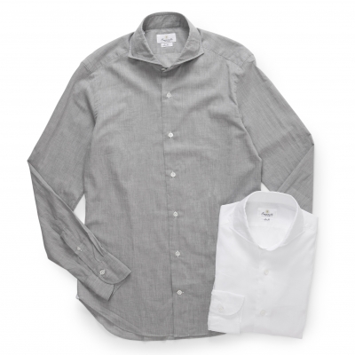 GIANNETTO / ジャンネット / ホリゾンタルカラーシャツ(エンドオンエンド)/SLIM FIT/5G18230L84 GIANNETTO / ジャンネット / ホリゾンタルカラーシャツ(エンドオンエンド)/SLIM FIT/5G18230L84