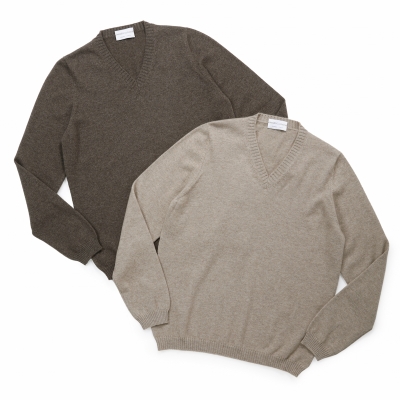 Settefili Cashmere / 【2 color】セッテフィーリカシミア / Vネックニット(カシミア) / CG105