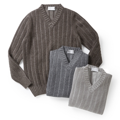 Settefili Cashmere / セッテフィーリカシミア / 針抜きVネックニット(カシミア)/CP3V/VA90 Settefili Cashmere / セッテフィーリカシミア / 針抜きVネックニット(カシミア)/CP3V/VA90