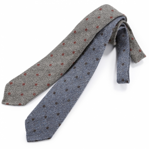TIE YOUR TIE / タイユアタイ / ジャカード ドットタイ/シルク(セッテピエゲ)/T80048 TIE YOUR TIE / タイユアタイ / ジャカード ドットタイ/シルク(セッテピエゲ)/T80048