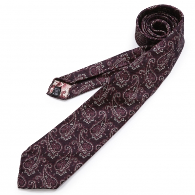 発売 ネクタイ TIE YOUR セッテピエゲ ペイズリー