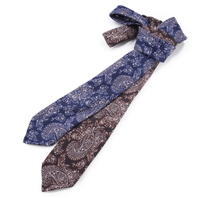 TIE YOUR TIE / タイユアタイ / ツイル ペイズリープリントタイ/シルク(セッテピエゲ)/T81053 TIE YOUR TIE / タイユアタイ / ツイル ペイズリープリントタイ/シルク(セッテピエゲ)/T81053