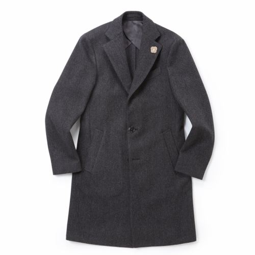 LARDINI / ラルディーニ / 3Bチェスターコート ツイル/JJ23143AQ C47603 LARDINI / ラルディーニ / 3Bチェスターコート ツイル/JJ23143AQ C47603
