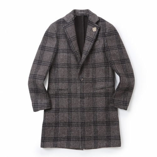 LARDINI / ラルディーニ / 3Bチェックチェスターコート/JJ609AQ R47261 LARDINI / ラルディーニ / 3Bチェックチェスターコート/JJ609AQ R47261