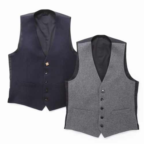 LARDINI / ラルディーニ / ジレ(ウール・コットン ホップサック)/JJ77003 RP47589 LARDINI / ラルディーニ / ジレ(ウール・コットン ホップサック)/JJ77003 RP47589