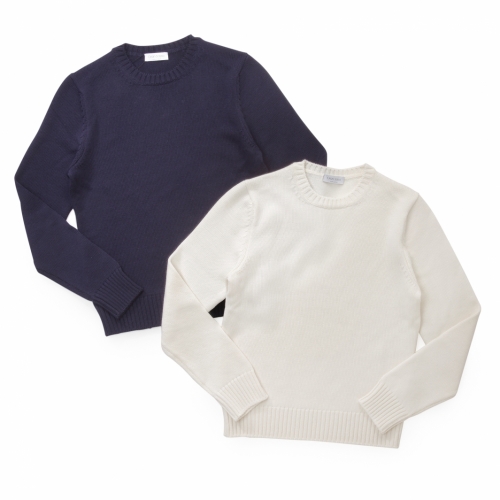 GRANSASSO / グランサッソ / ミドルゲージメリノウール クルーネックニット/13122-14272/005 GRANSASSO / グランサッソ / ミドルゲージメリノウール クルーネックニット/13122-14272/005
