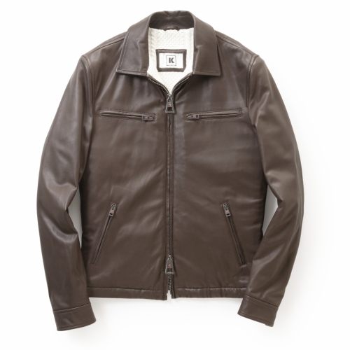 KI RED / キー レッド / ジップアップ レザーブルゾン/JEFF 64500 KI RED / キー レッド / ジップアップ レザーブルゾン/JEFF 64500