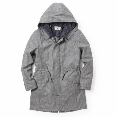 KI RED / キー レッド / ハウンドトゥース ウールモッズコート(デタッチャブルパディングライニング)/SESIA 64135 KI RED / キー レッド / ハウンドトゥース ウールモッズコート(デタッチャブルパディングライニング)/SESIA 64135