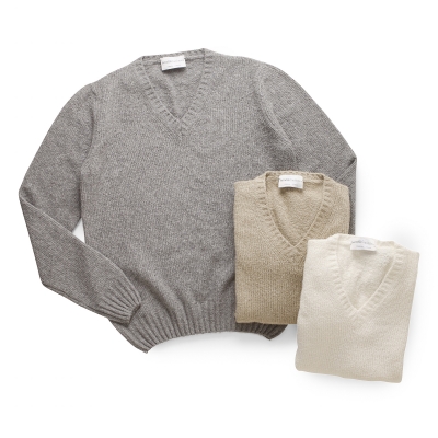 Settefili Cashmere / セッテフィーリカシミア / Vネックニット(カシミア・シルク混) Settefili Cashmere / セッテフィーリカシミア / Vネックニット(カシミア・シルク混)