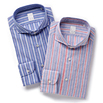 CIT LUXURY / ワイドカラーシャツ(ストライプ) CIT LUXURY / ワイドカラーシャツ(ストライプ)