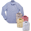 LARDINI / セミワイドカラーシャツ(メッシュ) LARDINI / セミワイドカラーシャツ(メッシュ)